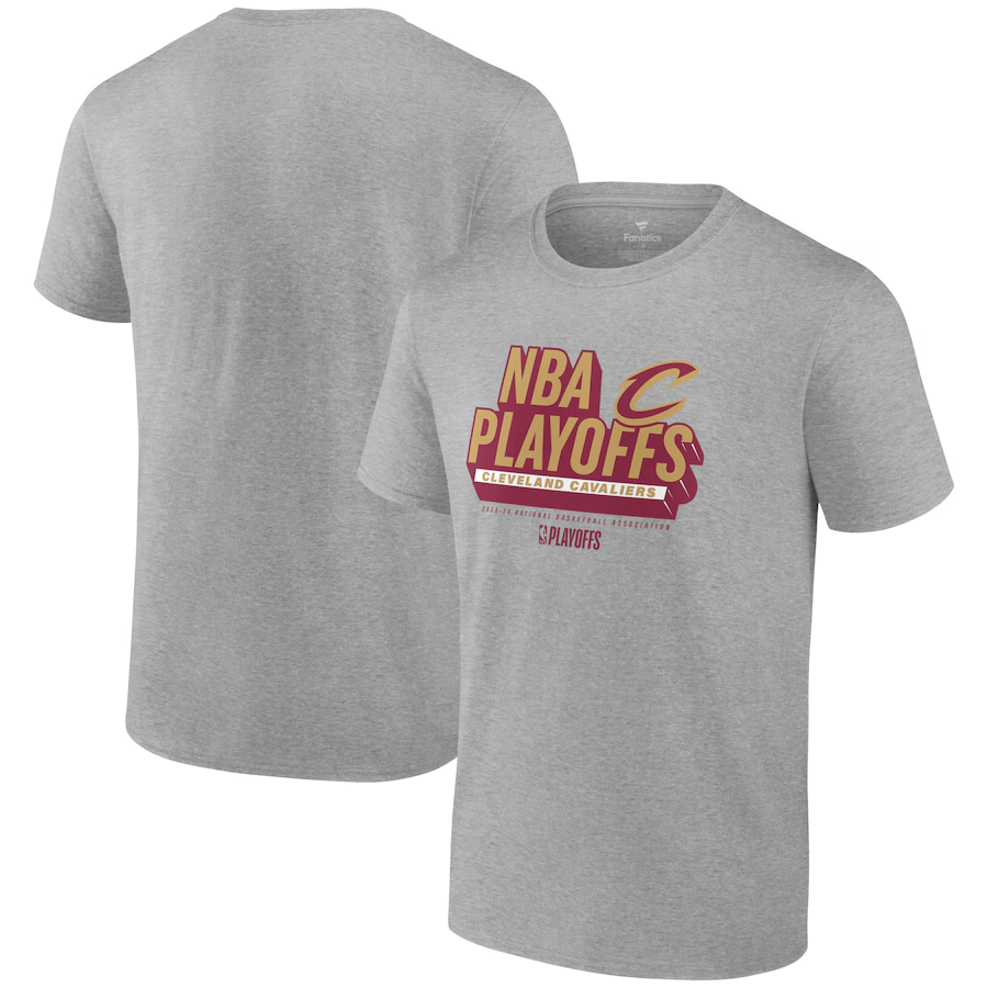 Men 2024 NBA Cleveland Cavaliers grey style #4 Tshirts